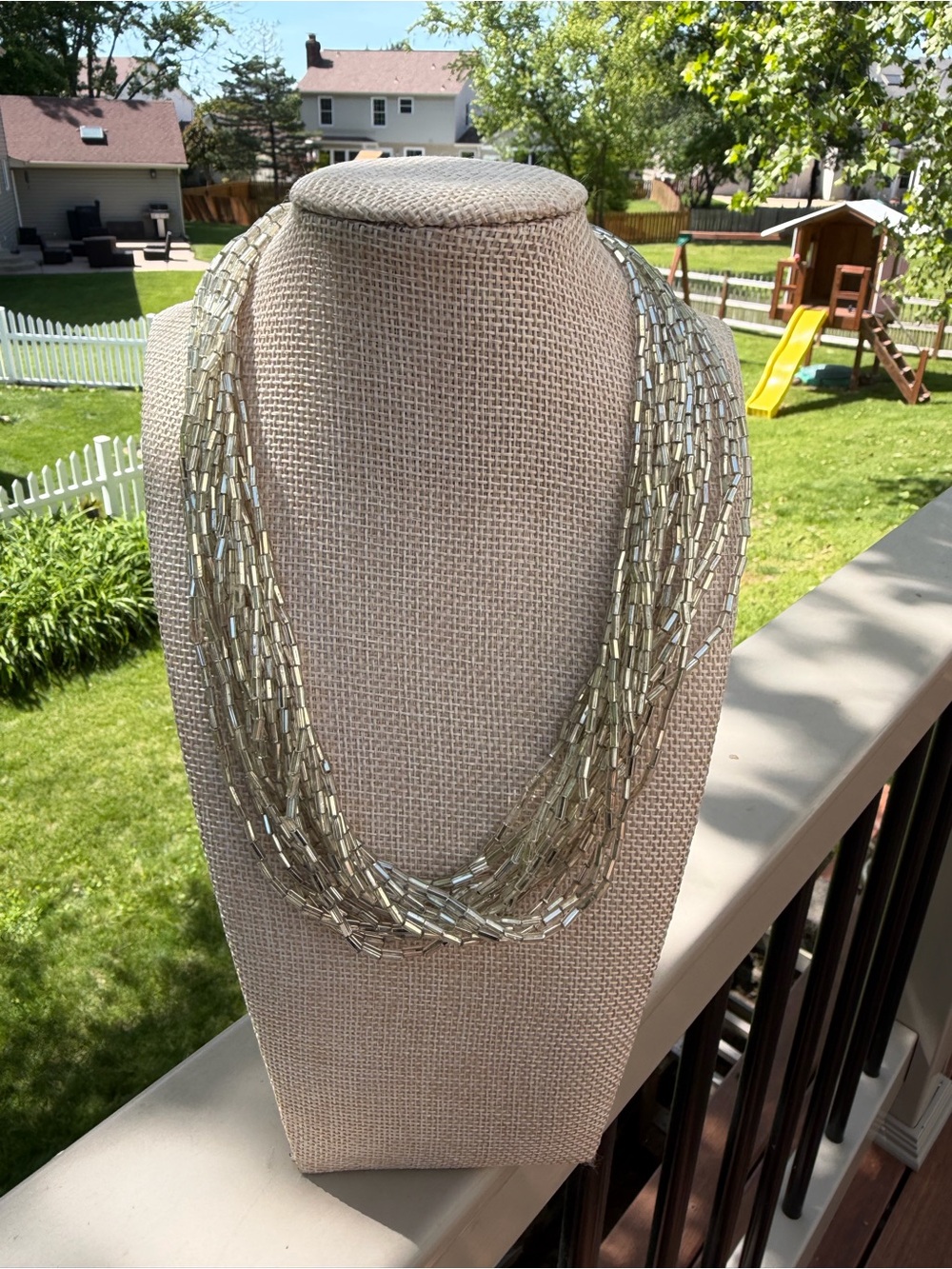 Multi-Strand Bead Necklace